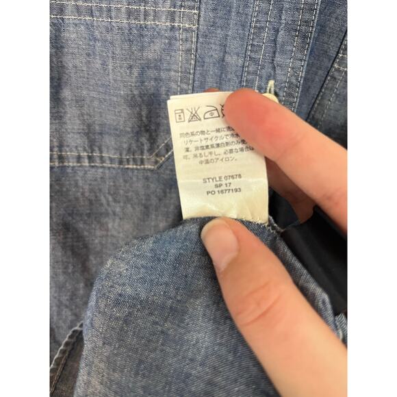 J Crew chambray button down size 6 - Picture 4 of 4